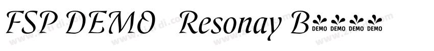 FSP DEMO   Resonay B字体转换